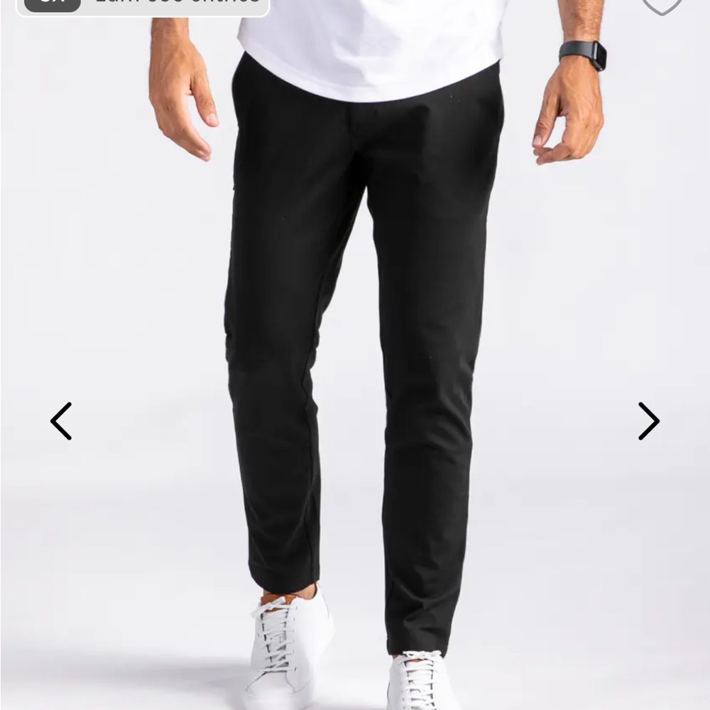 BYLT Basics Men's Classic Black Chinos